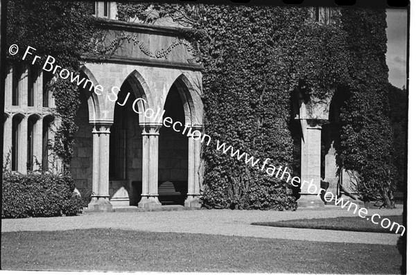 ADARE MANOR  LOGGIA OUTSIDE DINING ROOM